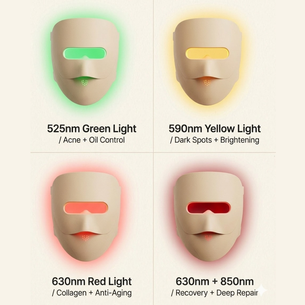 GLOW+ Red Light Therapy Face Mask